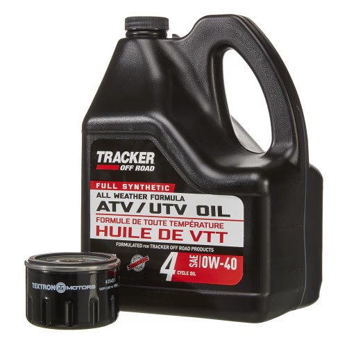 TRACKER SYNTHETIC SAE 0W-40 4-CYCLE OIL 500S & TRACKER ATV