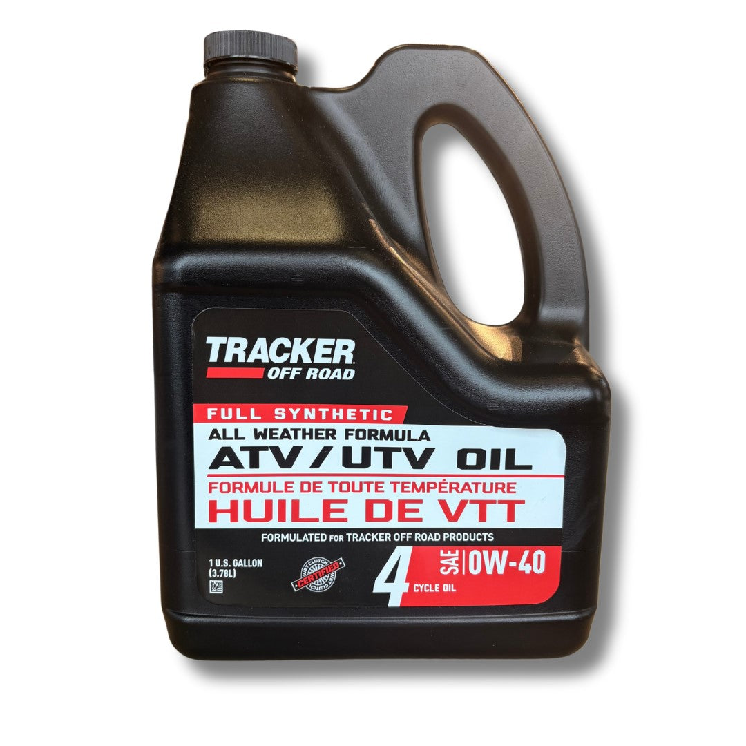TRACKER 0W-40 SYNTHETIC ALL WEATHER ATV/UTV OIL (1 US GAL / 3.7L)