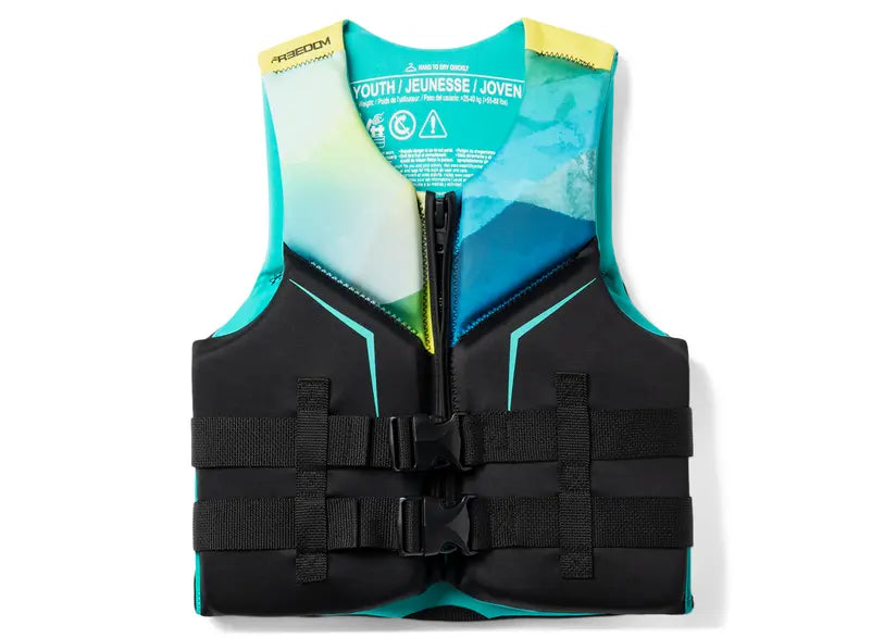 SEA-DOO UNISEX JUNIORS' FREEDOM PFD/LIFE JACKET (55-88 LBS)