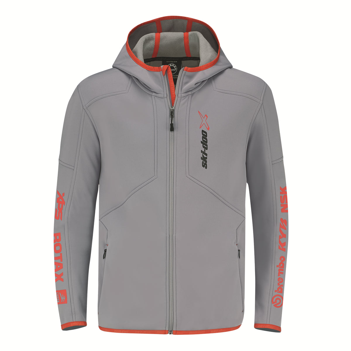 SKI-DOO SNO-X FLEECE ZIP-UP HOODIE MENS