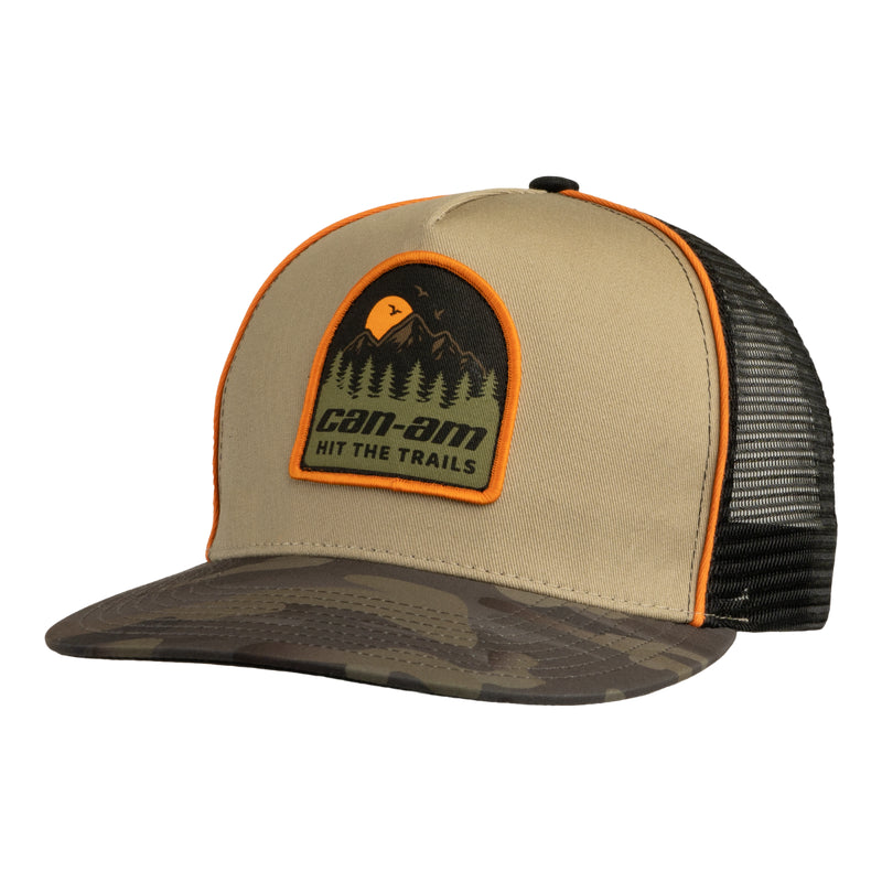 CAN-AM FLAT MESH CAP HIT THE TRAILS MENS