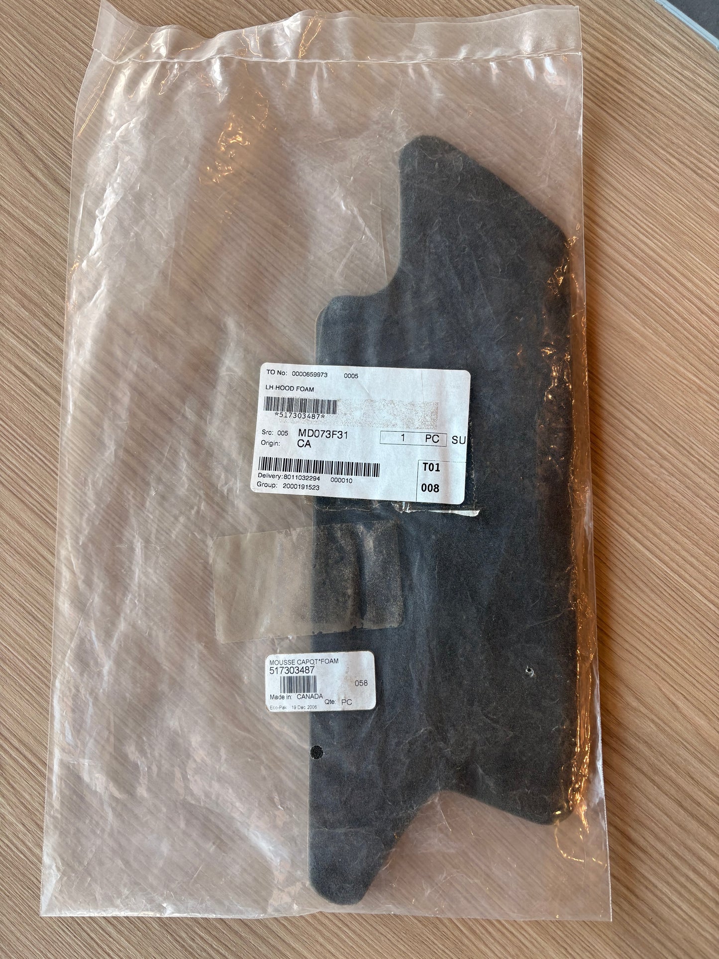 SKI-DOO LH HOOD FOAM