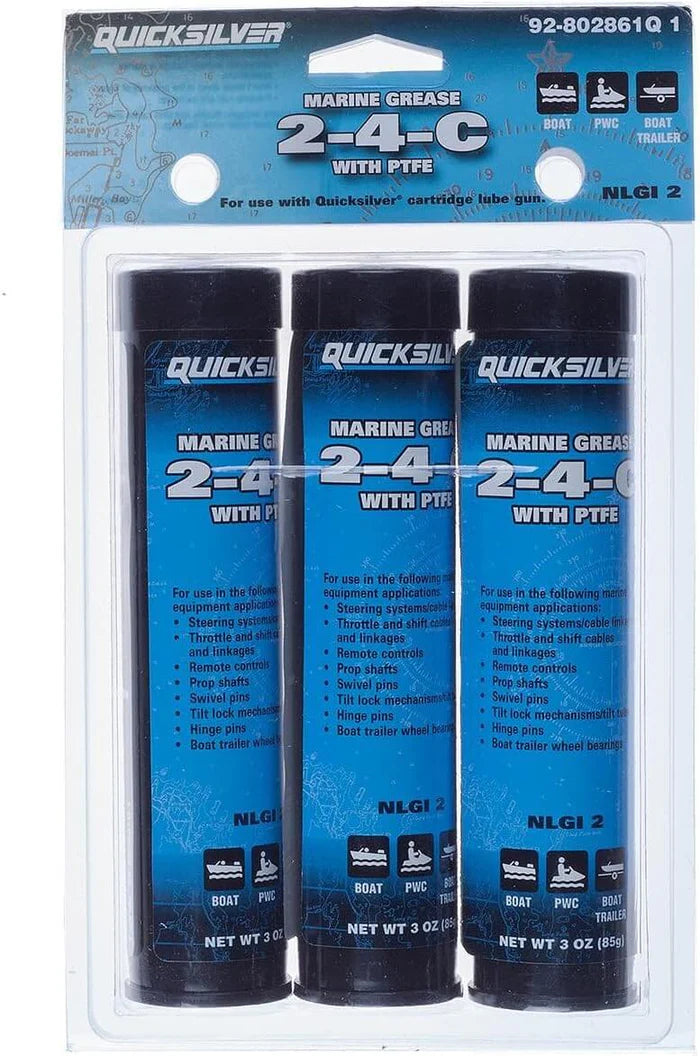 QUICKSILVER MULTI-PURPOSE 2-4-C MARINE LUBE (3 PACK)