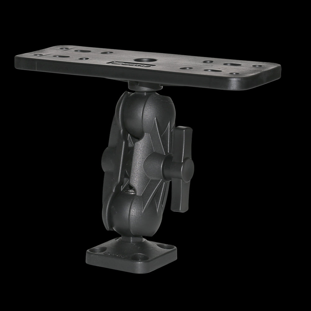 SCOTTY 0163 1.5" BALL MOUNT WITH FISHFINDER PLATE