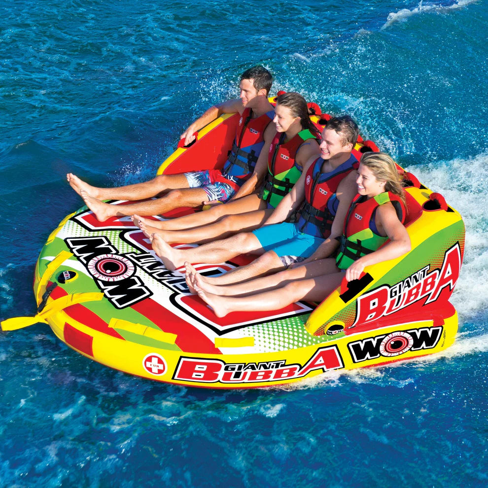 WOW WATERSPORTS GIANT BUBBA 4 PERSON TUBE