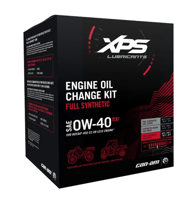 XPS 4T 0W-40 SYNTHETIC OIL CHANGE KIT FOR ROTAX 450 ACE ENGINE