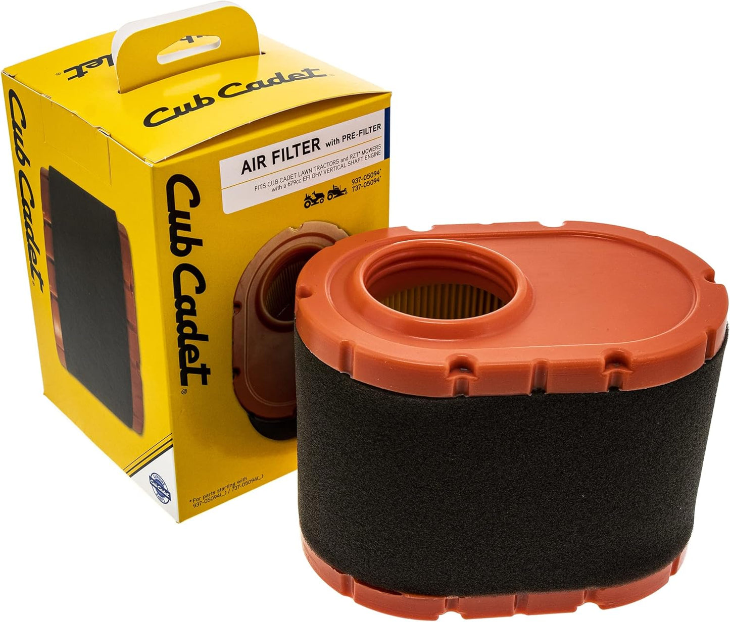 CUB CADET AIR FILTER - 679cc ENGINES WITH PRE-FILTER INCLUDED