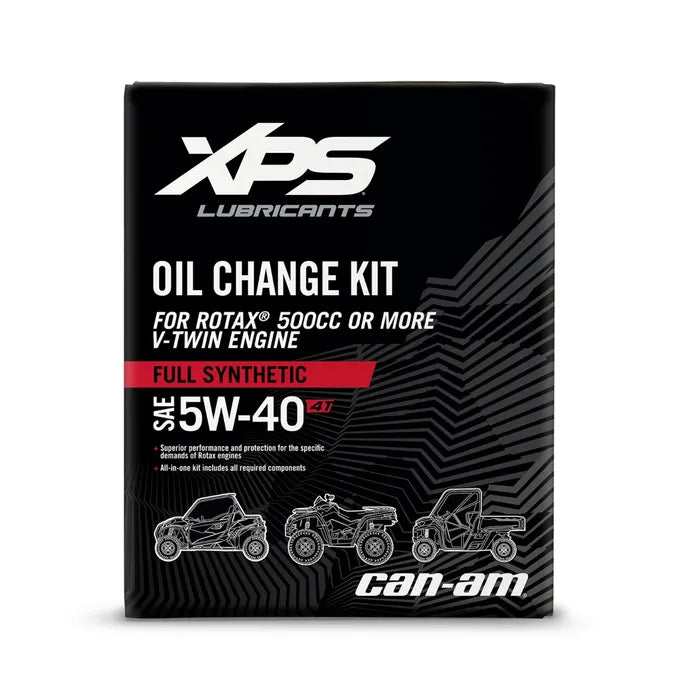 XPS 4T 5W-40 FULL SYNTHETIC OIL CHANGE KIT FOR ROTAX 500 CC OR V-TWIN ENGINE