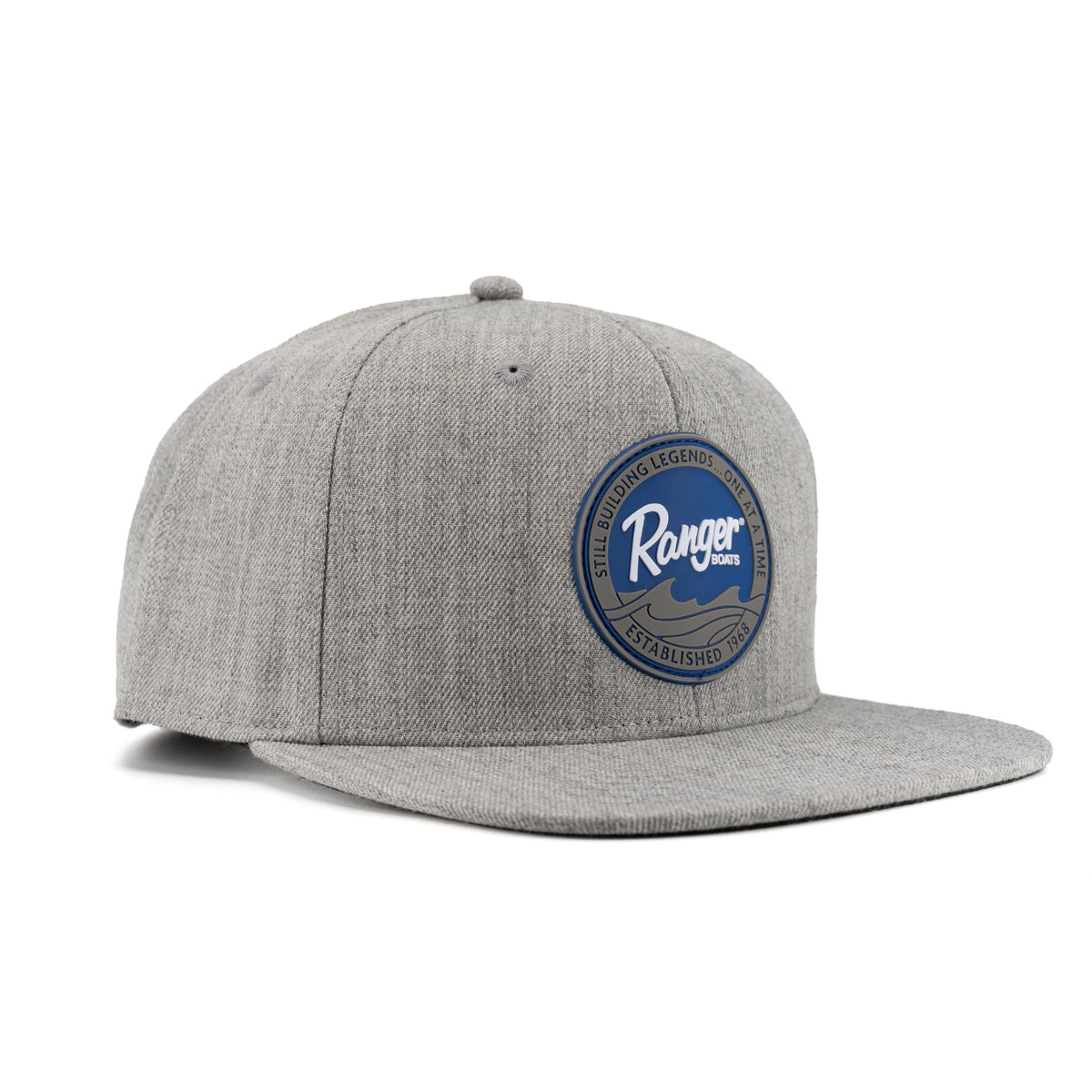 RANGER GREY WOOL FLATBILL HAT