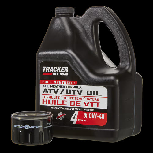 TRACKER SYNTHETIC SAE 0W-40 4-CYCLE OIL 500S & TRACKER ATV