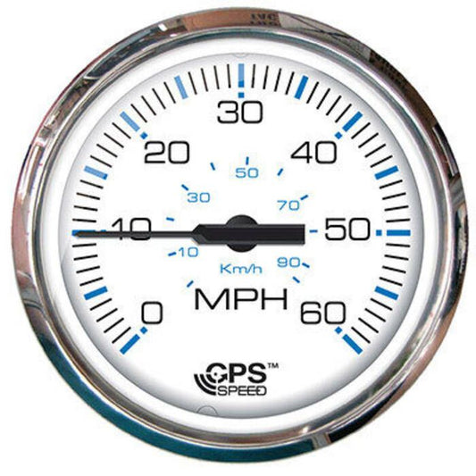 FARIA WHITE 60 MPH GPS SPEEDOMETER