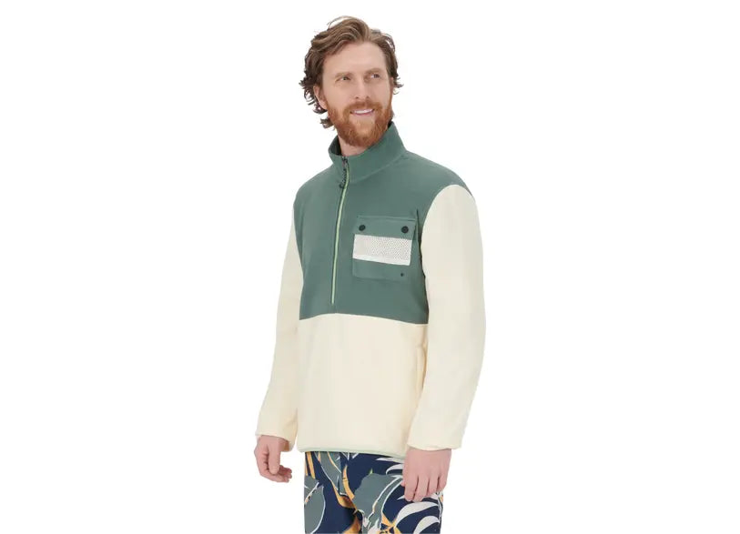 SEA-DOO MENS HALF-ZIP FLEECE PULLOVER