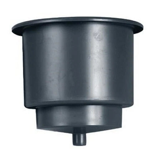 SEACHOICE LARGE RECESSED DRINK HOLDER- BLACK