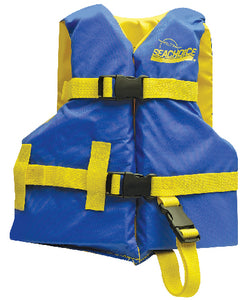 SEACHOICE YOUTH LIFE VEST 20-25"- BLUE/YELLOW