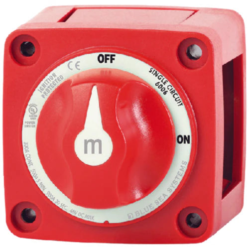 BLUE SEA SYSTEMS M-SERIES MINI BATTERY SWITCH- SINGLE CIRCUIT