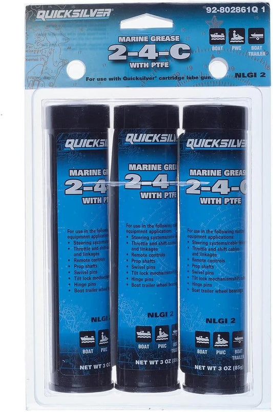 QUICKSILVER MULTI-PURPOSE 2-4-C MARINE LUBE (3 PACK)