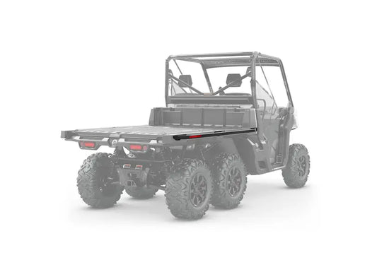 CAN-AM DEFENDER CARGO BED PROTECTORS AND TIE RAILS