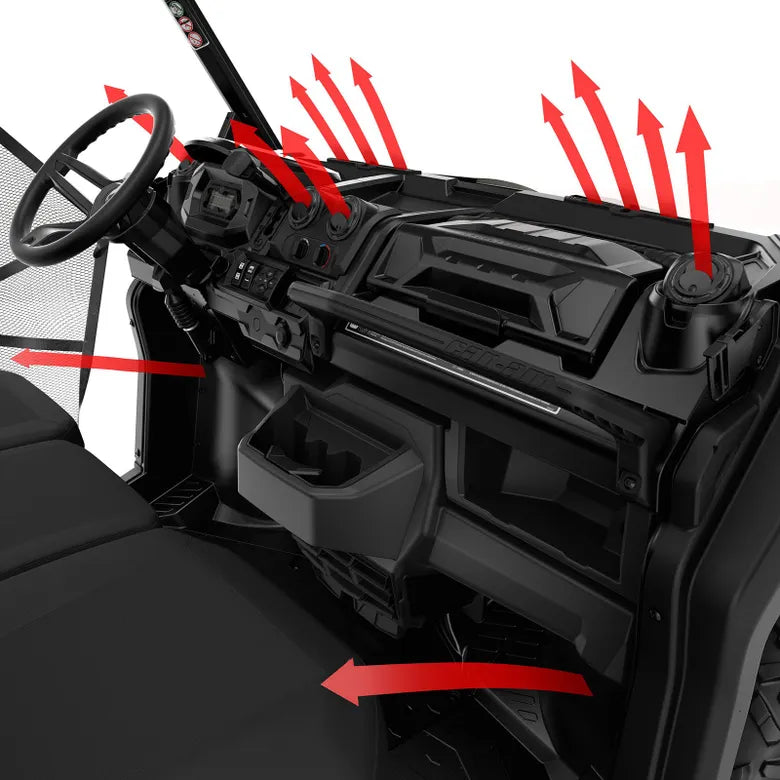 CAN-AM DEFROST, HEAT AND VENTILATION SYSTEM FOR DEFENDER