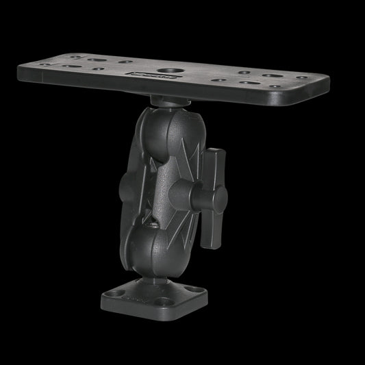 SCOTTY 0163 1.5" BALL MOUNT WITH FISHFINDER PLATE