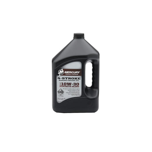 MERCURY 4-STROKE 10W-30 SYNTHETIC BLEND MARINE ENGINE OIL 1US GAL
