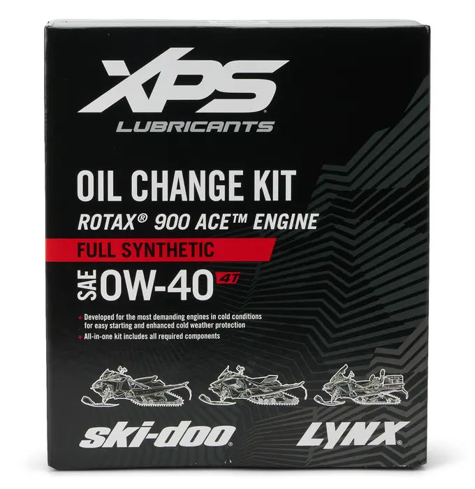 XPS 4T 0W-40 SYNTHETIC OIL CHANGE KIT FOR ROTAX 900 ACE ENGINE