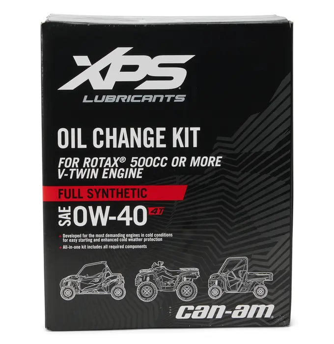 XPS 4T 0W-40 SYNTHETIC OIL CHANGE KIT FOT ROTAX 500 CC OR MORE V-TWIN ENGINE