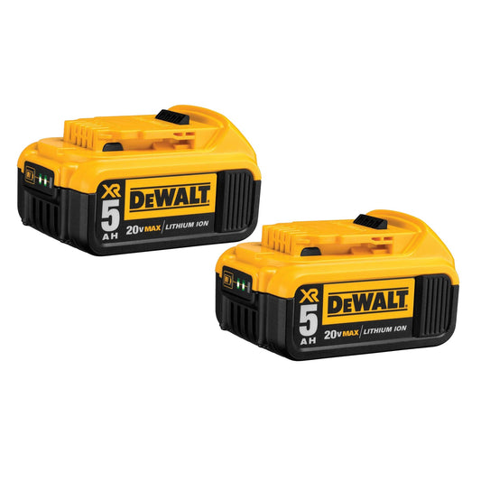 DEWALT 20V MAX LI-ON BATTERY - 2 PACK