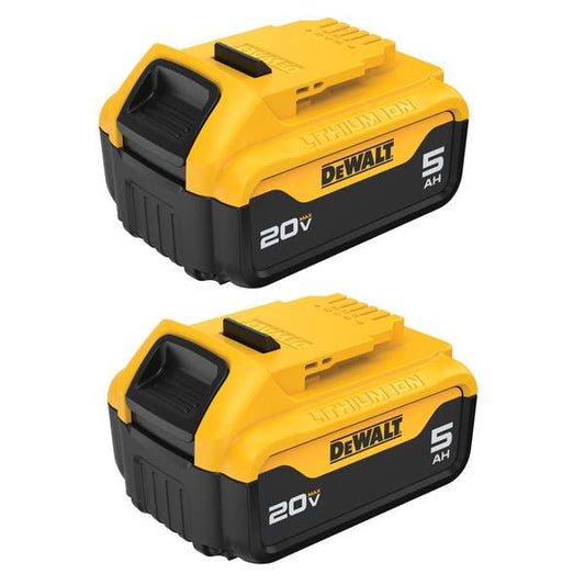 DEWALT 5AH 20V BATTERY 2 PK