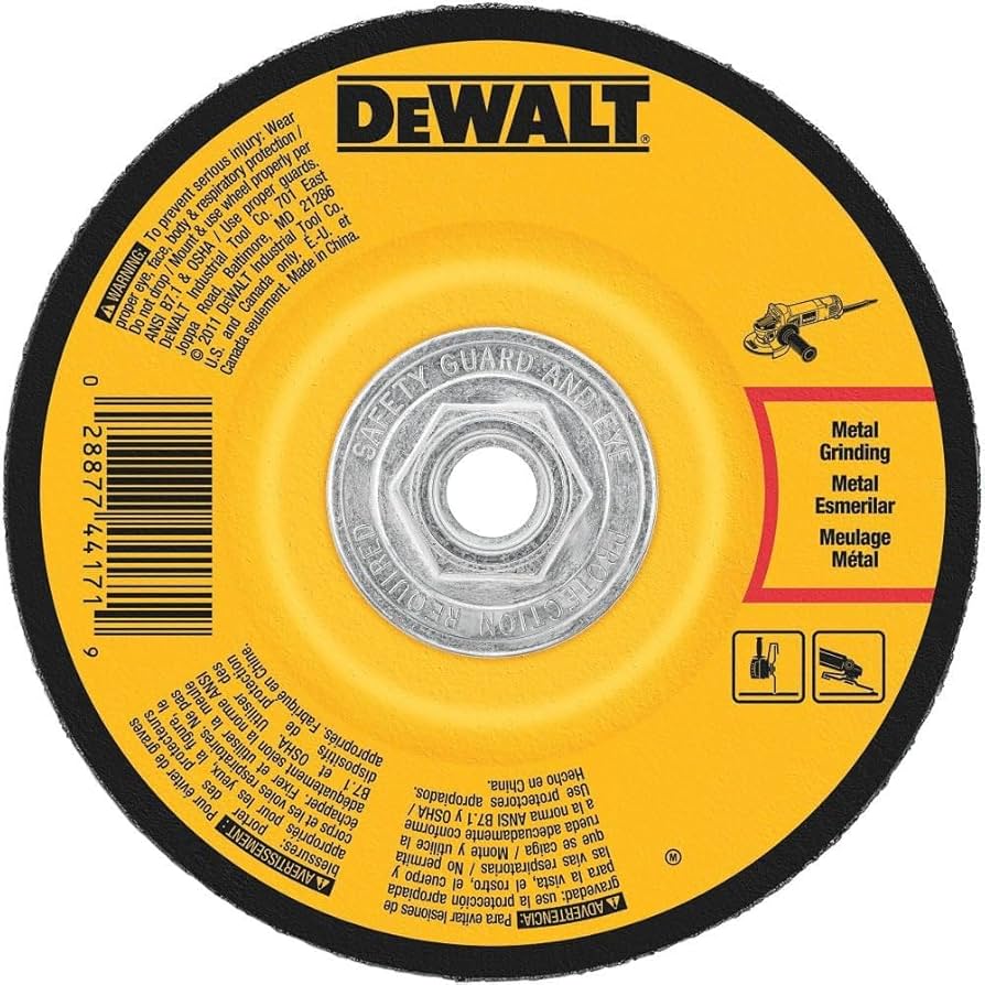 DEWALT 6" x 1/4" x 5/8"-11" GRINDER WHEEL